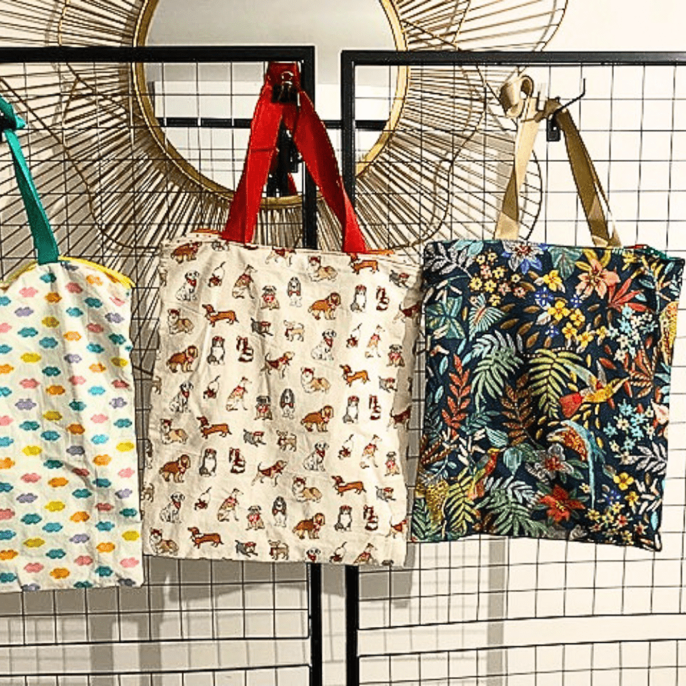 Tote bag zip doublé 15€